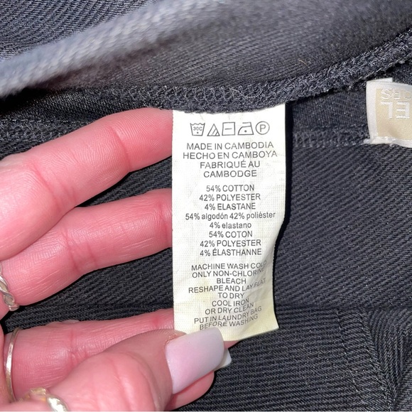 Michael Kors pants jeggings pull on black stretch skinny elastic waist jean like - Picture 10 of 11